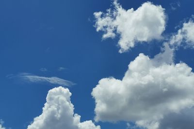 Low angle view of clouds in sky