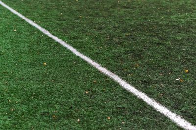 Full frame shot of soccer field