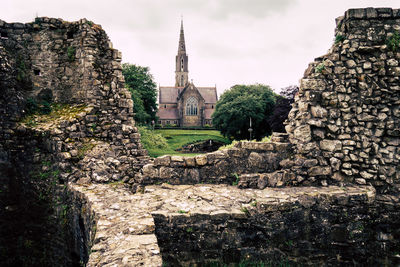 View of a temple