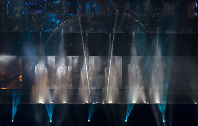 Fountain at night