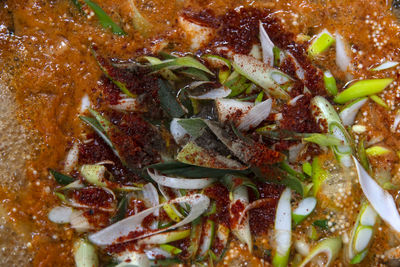 Full frame shot of food