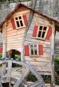 Low angle view of old building