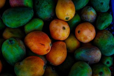 Full frame shot of mangoes