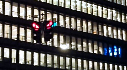 Close-up of illuminated built structure