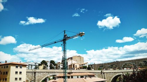 Built structure against blue sky