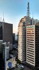 View of buildings in city