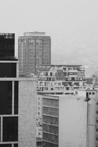 Buildings in city against sky