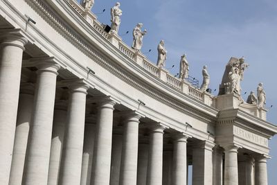 Low angle view of building in rome