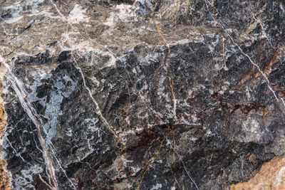 Full frame shot of rocks on tiled floor