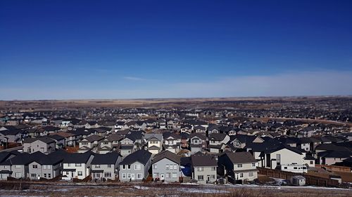 Aerial view of city