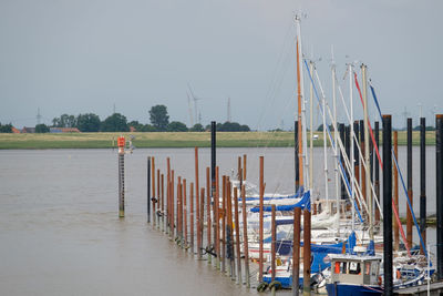 Ditzum at the river ems