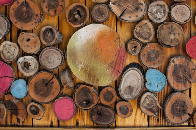 Full frame shot of wood
