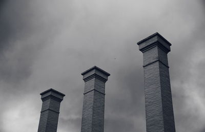 Low angle view of historical building against sky