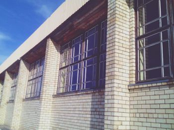 Low angle view of building against sky