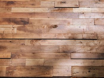 Full frame shot of wooden floor