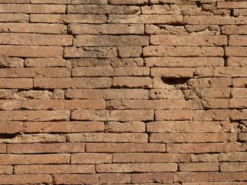 Full frame shot of brick wall