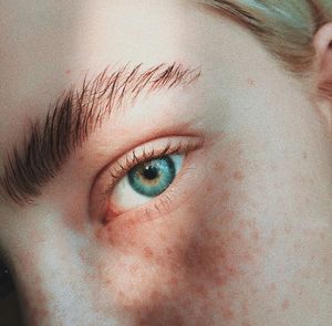 Close-up portrait of human eye