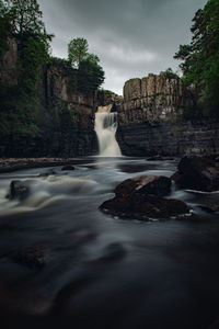 View of waterfall