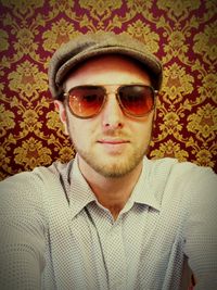 Portrait of man wearing sunglasses