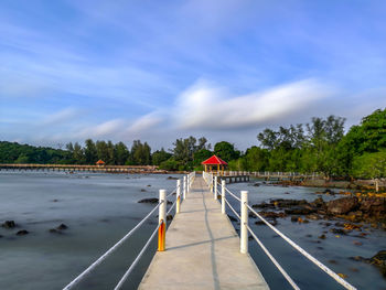 Scenic view of river against sky