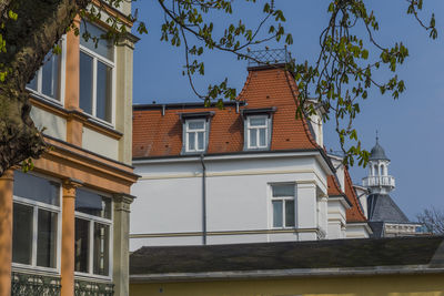 Low angle view of building against sky