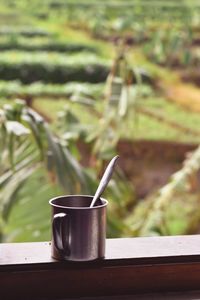 Close-up of tea on table