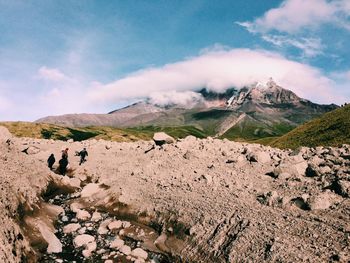 Panoramic view of landscape against sky