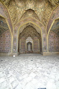 View of ornate ceiling of a building