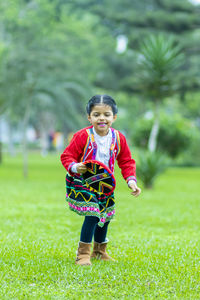 Portrait of a smiling girl