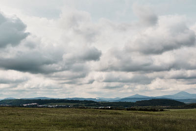 Scenic view of landscape against sky