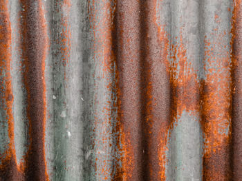 Full frame shot of rusty metal