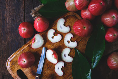 Close-up of christmas fruits