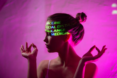 Portrait of a young woman