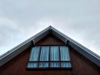 Low angle view of building against sky