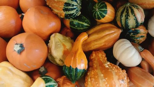 Full frame shot of vegetables for sale in market