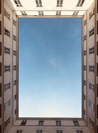 Low angle view of buildings against sky