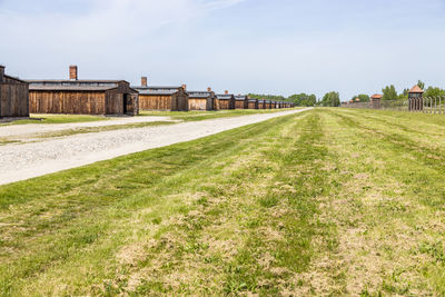 Auschwitz-birkenau concentration camp. holocaust memorial. oswiecim, poland, 16 may 2022