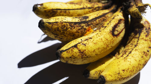 High angle view of fruits on table