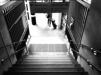 Low angle view of staircase