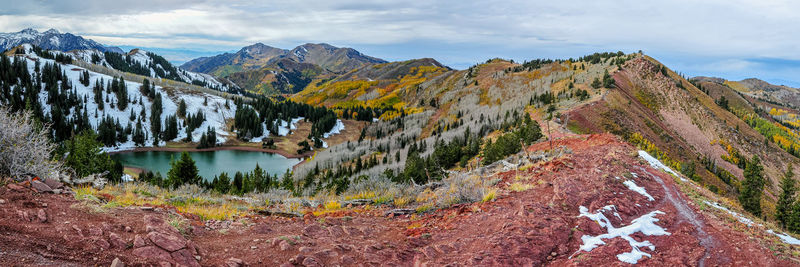 Panoramic view of landscape against sky