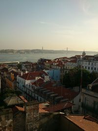 Town with buildings in background