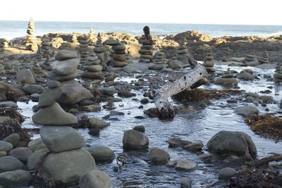 Rocks at sea shore