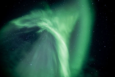 Low angle view of sky at night