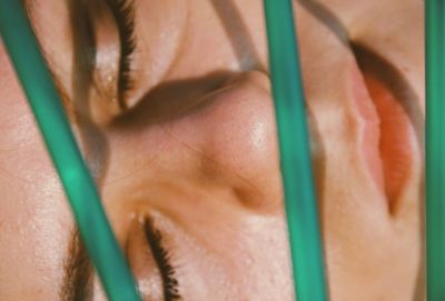 Close-up of young woman