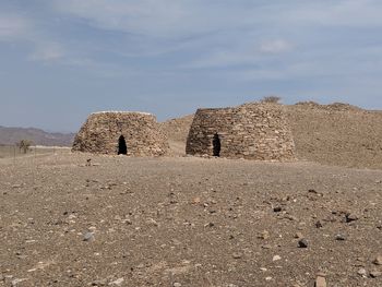 Old ruins against sky