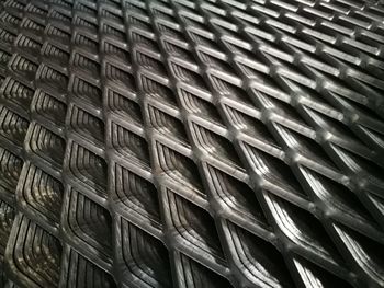 Full frame shot of metal grate