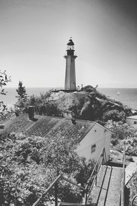 Lighthouse on beach
