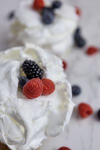 Close-up of dessert