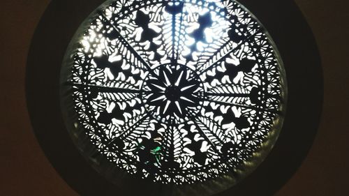 Low angle view of ceiling