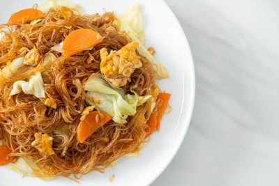 Close-up of food in plate